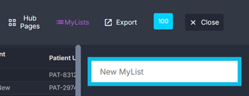 New MyList