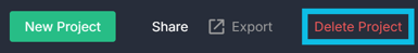 delete project
